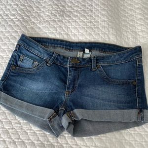 Mango jean shorts